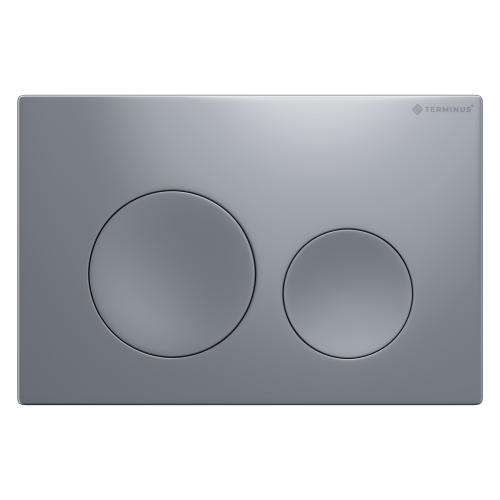 Клавиша смыва для инсталляции Terminus Classic кнопка круг цвет хром