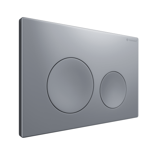 Клавиша смыва для инсталляции Terminus Classic кнопка круг цвет хром