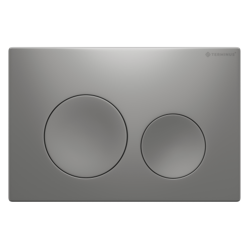 Клавиша смыва для инсталляции Terminus Classic кнопка круг цвет сатин