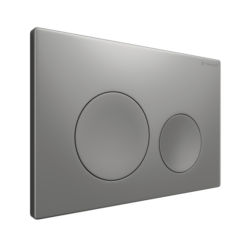 Клавиша смыва для инсталляции Terminus Classic кнопка круг цвет сатин