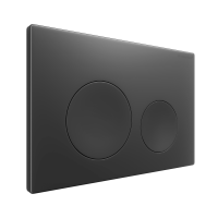 Клавиша смыва для инсталляции Terminus Classic кнопка круг цвет  оружейная сталь