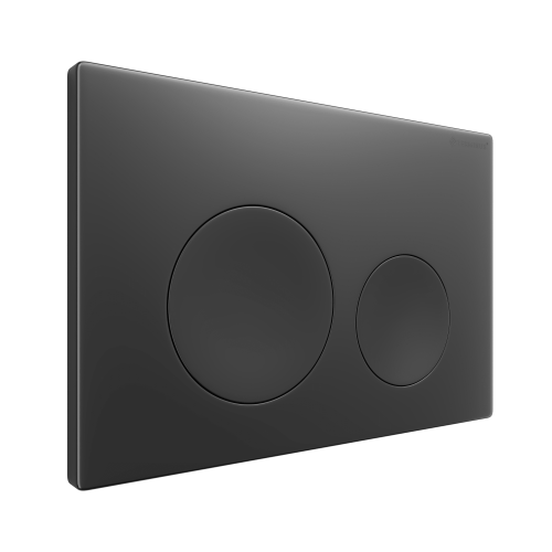 Клавиша смыва для инсталляции Terminus Classic кнопка круг цвет  оружейная сталь