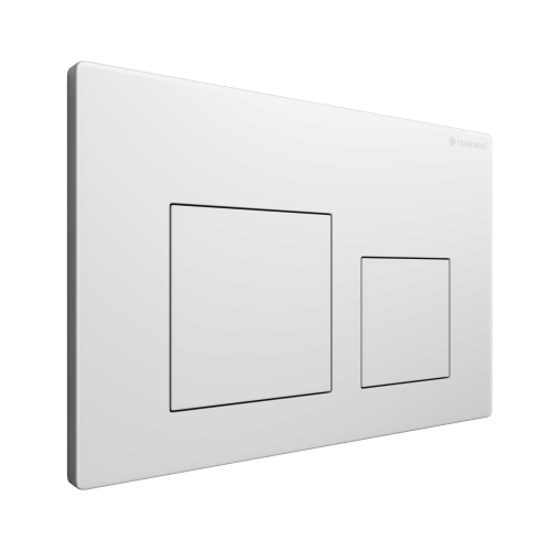 Клавиша смыва для инсталляции Terminus Classic кнопка квадрат цвет белый