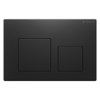 Клавиша смыва для инсталляции Terminus Classic кнопка квадрат цвет чёрный матовый