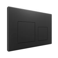 Клавиша смыва для инсталляции Terminus Classic кнопка квадрат цвет чёрный матовый