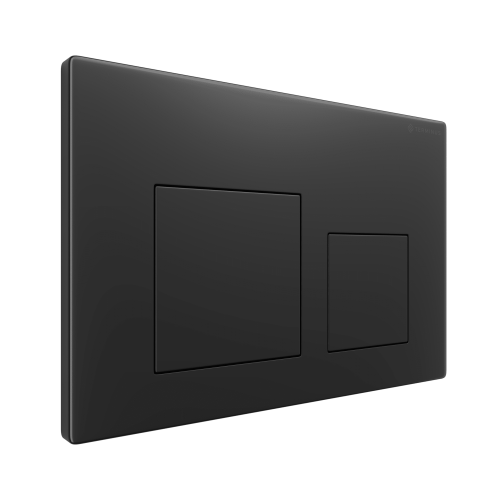 Клавиша смыва для инсталляции Terminus Classic кнопка квадрат цвет чёрный матовый