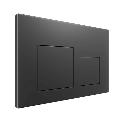 Клавиша смыва для инсталляции Terminus Classic кнопка квадрат цвет оружейная сталь