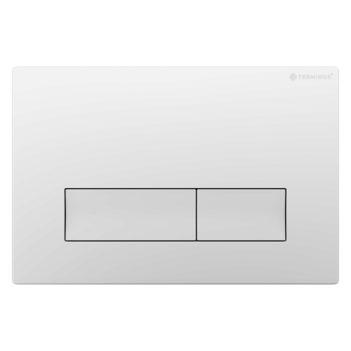 Клавиша смыва для инсталляции Terminus Classic кнопка прямоугольник цвет белый