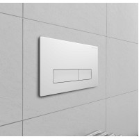 Клавиша смыва для инсталляции Terminus Classic кнопка прямоугольник цвет белый