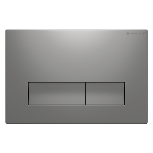 Клавиша смыва для инсталляции Terminus Classic кнопка прямоугольник цвет сатин