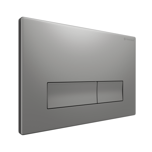 Клавиша смыва для инсталляции Terminus Classic кнопка прямоугольник цвет сатин