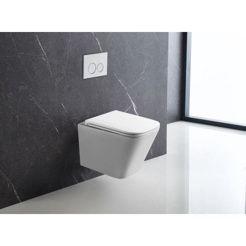 Подвесной унитаз безободковый Terminus Ватикан 490х340 белый