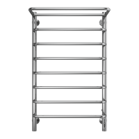 Полотенцесушитель Terminus Полка П8 500х850 электро Хром