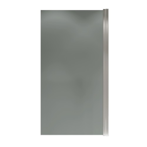 Шторка на ванну Wide Open 1500х700 тонированое стелко/профиль хром (распашная на монопетле) 1500х700