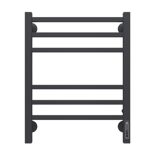 Полотенцесушитель Terminus «Ватикан» П6 450х600 электро КС черный матовый (new встроен диммер)