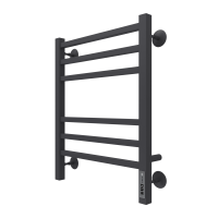 Полотенцесушитель Terminus «Ватикан» П6 450х600 электро КС черный матовый (new встроен диммер)