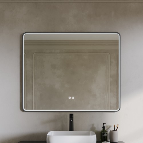 Z_EMB_1040x840 Зеркало Ember в стиле МидСечури 1040x840 Ral 7016 (антрацит)