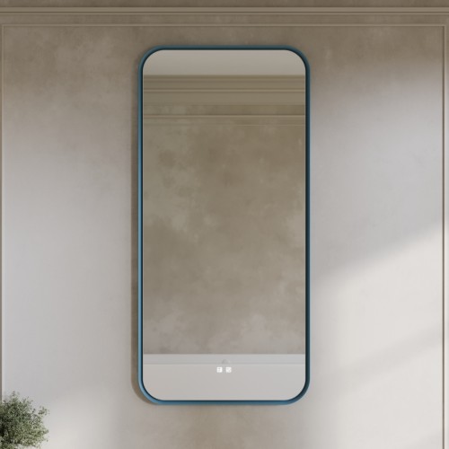 Z_FLX_730x1525 Зеркало Flex в стиле МидСечури 730x1525 Ral 5024 (голубой)