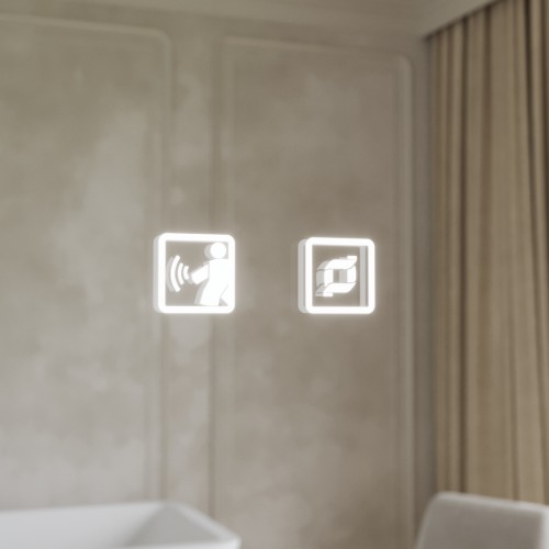 Z_ZNT_D940 Зеркало Zenith в стиле МидСечури D1140 RAL 130 40 10 (Зеленый)