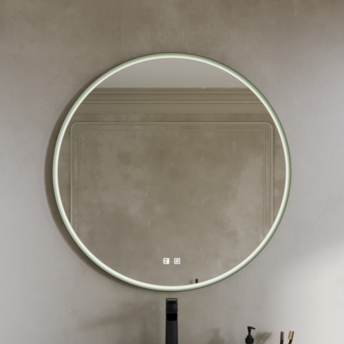 Z_ZNT_D940 Зеркало Zenith в стиле МидСечури D840 RAL 130 40 10 (Зеленый)