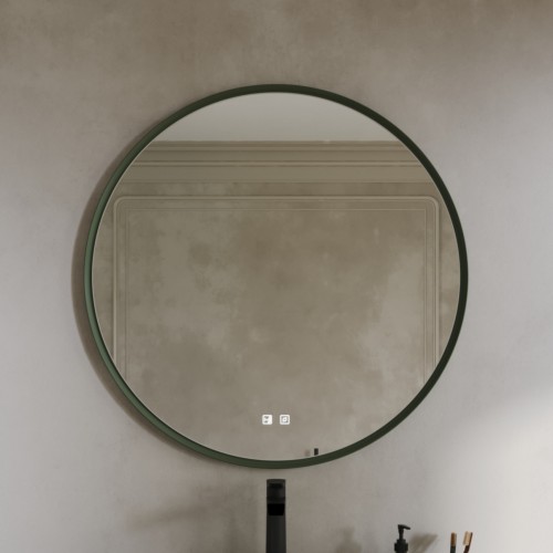 Z_ZNT_D940 Зеркало Zenith в стиле МидСечури D840 RAL 130 40 10 (Зеленый)