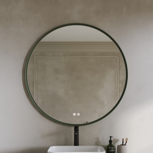 Зеркало Zenith в стиле МидСечури D940 RAL 130 40 10 (Зеленый)