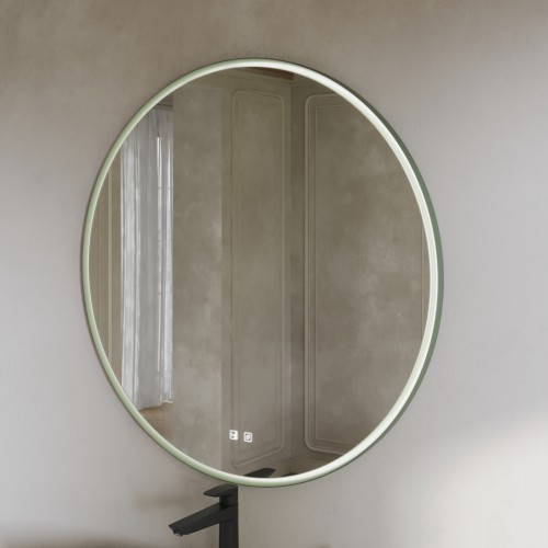 Зеркало Zenith в стиле МидСечури D940 RAL 130 40 10 (Зеленый)